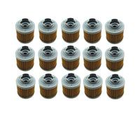 Filtros de aceite Compatible con la tapa de embrague Kitaco Compatible Honda Grom 125 KTC-1002 Compatible Daytona Anima ZS190 Compatible el filtro aceite Zhongshen(15pcs)