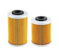 Filtros de aceite Filtro de aceite compatible con EXC 250 400 SX 450 510 MXC 520 XC 525 540 SMR 560 625 650 Rally 660 Enduro 690 Duke R(2 Pcs-Yellow)