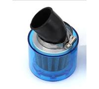 Filtros de aceite Filtro de aire 32 mm, 35, 38 y 42 para motocicletas 50 cc, 110 125, ATV, PIT Dirt Bike, a prueba salpicaduras(45mm-bend blue)
