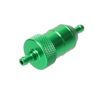 Filtros de aceite Limpiador de filtro gasolina y combustible universal aluminio CNC 8 mm para motocicletas Herramienta para filtrar aceite(Green Fuel Filter)