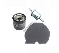 Filtros de aceite para moto Compatible con Benelli 302S BN302 TNT300 Compatible TORNADO 300 STELS/BN TNT Kit de filtro aceite aire combustible(Long fuel filter)
