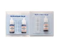 Filtros de agua Italia Titrant 3 Kit Análisis Dureza Agua (Grados Francios) - Tester Dureza Reactivo Único