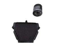 Filtros de aire para moto Compatible con CFMOTO 675NK, 675SR-R, 675SRR, 675SS, 675SR, limpiador de admisión, filtro aceite, accesorios modificación, aire para motocicleta(AB - 2 PCS)