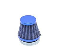 Filtros De Aire Para Moto Universal 35mm 38mm 42mm 45mm 58mm cabeza de hongo motocicleta carburador filtro aire limpiador tubo admisión Scooter modificado(Blue 55mm)