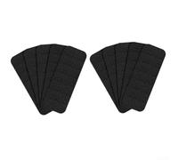 Filtros de aire para ventilador de techo, paquete de 10 almohadillas de carbón activado de carbón natural para eliminación de polvo, purificador delgado adhesivo para el dormitorio del hogar (cuadrado