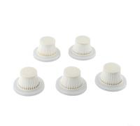 Filtros de aspiradora de coche con accesorios de microfiltro para uso inalámbrico portátil, diseñados para atrapar el polvo fino y soportar la eficiencia de vacío a largo plazo (5 piezas)