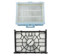 Filtros de aspiradora Siemens compatibles con modelos Z4 0 VSZ4G33101 y Z7 0 VSZ733005, 1 filtro de protección del motor y 1 casete de filtro de higiene para filtración de partículas de polvo