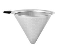 Filtros de café Compatible with Hario V60 02 03 y Chemex - Filtro permanente reutilizable de acero inoxidable cono gotero cafetera y accesorios de bar