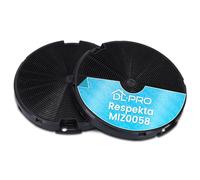 Filtros de carbón activo DL-pro 2 Ø155 mm para AEG, Electrolux, Beko, Faber, Smeg, KK ITFC155