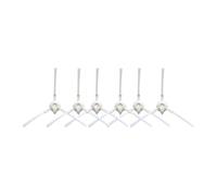 Filtros De Cepillo Lateral De Repuesto Compatibles Con Tefal, Rowenta Y Aspiradoras Robóticas Explorer/X-plorer Serie 20, 40 Y 50 Smart Force.(6 Side Brush)