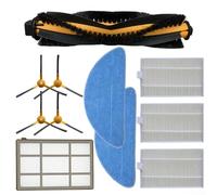 Filtros de cepillo principal, cepillo lateral, kit de paño de fregona para aspiradora Nedis WIFIVCB02