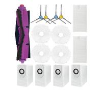 Filtros De Cepillos Laterales Principales, Almohadillas De Fregona, Bolsas De Polvo De Repuesto, Compatible Con Eureka,J12 Ultra, Piezas De Aspiradora Multifuncional