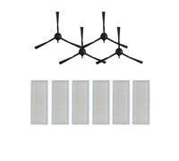 Filtros de cepillos Laterales, repuestos Almohadillas fregona compatibles con Piezas aspiradora Rowenta X-PLORER Serie 75S RR8567WH RR8587WH(Dark Khaki)