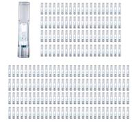 Filtros de cigarrillos (100 piezas) microporosos multifiltración, reduce las manchas de alquitrán y tabaco para cigarrillos de tamaño estándar de 8 mm, con adaptadores para cigarrillos de Ø7 mm y