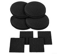 Filtros de cubo de abono para interiores, 8 unidades, formas mixtas, filtro de olor de carbono para encimera de residuos de alimentos