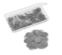 Filtros de malla metálica de acero inoxidable de 20 mm, pantallas de cuenco, gasas, filtro de malla plateada, accesorios de guazes