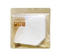 Filtros de papel para café - Filtros de papel para café | 50 fundas para filtros de café pequeños de pasta de madera | Multifuncional para café con filtro fino Utensilios para la preparación man