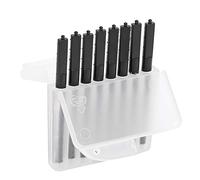 Filtros de protectores de cera, 8 piezas/caja Protección de audífonos desechables Filtros de protectores de cera para audífonos - Negro