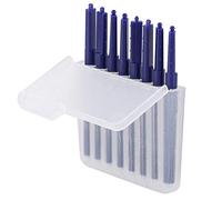 Filtros de protectores de cera para audífonos, protectores de cera para audífonos Filtros de protectores de cera a prueba de polvo, accesorios para audífonos, azul - 8 piezas/caja