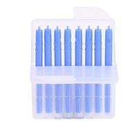 Filtros de protectores de cerumen para Widex, protección de audífonos desechables Filtros de protectores de cerumen para audífonos, accesorios, azul, 8 unidades/caja