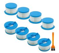 Filtros de repuesto A32F02 compatibles con aspiradoras de mano Ryobi ONE+ 18V ONE+ PCL702, PCL702B, PCL702K (paquete de 8)