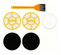 Filtros de repuesto compatibles con aspiradora Karcher VC3 1.198-125.0, 2.863-238.0, 1 filtro HEPA, 2 filtros para depósito de polvo, 2 espumas especiales y cepillo de limpieza
