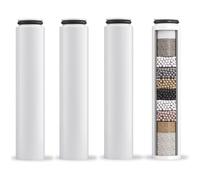 Filtros de repuesto compatibles con Cobbe filtros de repuesto para cabezal de ducha de mano elimina el cloro filtros suavizantes de agua 4 PCS