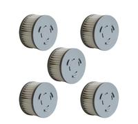 Filtros de repuesto compatibles con el sistema de filtración de aspiradoras de mano JIMMY JV85/JV85 Pro/H9 Pro.(5 pcs)