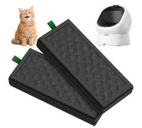 Filtros de repuesto de carbón activado para PETLIBRO Luma caja de arena automática para gatos, se adapta a caja de arena Luma, carbón de yodo 800, fácil instalación, accesorio de caja de arena de