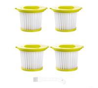 Filtros de repuesto para aspiradora de mano PCL700 PCL704 CL705 de 18 V, paquete de 4 con herramienta de limpieza incluida