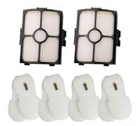 Filtros de repuesto para aspiradora Shark HZ4000 HZ4002 HZ4001AMZ HZ3002 HZ3000 Powerdetect Ultra Light con cable, incluye 6 filtros