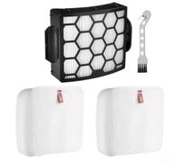 Filtros de repuesto para aspiradora Shark LA502 LA322 LA301 LA300 LA351 LA360 LA401 LA500 LA702 modelos XFFK320 y XHF320 juego con 1 filtro HEPA, 2 filtros de espuma, 2 filtros de fieltro y cepillo de