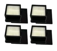 Filtros de repuesto para aspiradora vertical para modelos Easy Lite y Cyclonic lavables, reutilizables y eficaces para filtración de alérgenos (paquete de 4)