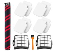 Filtros de repuesto para aspiradora vertical Shark Stratos AZ3002 AZ3000 AZ3000W DuoClean PowerFins 1 rodillo de cepillo suave, 2 filtros, 4 filtros de espuma y fieltro, 1 cepillo de limpieza