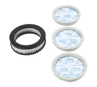 Filtros de repuesto para aspiradoras EUREKA NEC285GR, NEC280TL, captura de polvo de alta eficiencia, lavable y reutilizable, 3 filtros planos más 1 kit de filtro HEPA