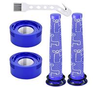 Filtros de repuesto para Dyson V8 V7 (2 prefiltros + 2 filtros HEPA) | Reemplazos Filtros Lavables para Dyson V7 V8 Animal, Absolute,Total Clean, Motorhead, SV10 Reemplace # 965661-01 y 967478-01