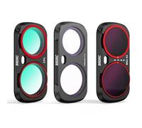 Filtros de Repuesto para Insta360 Luna Ultra la cámara Filtro UV, CPL, ND, difusor 1/4 y Lente Protectora LPR para Mejorar la Calidad de vídeos y Fotos (CPL + Difusión 1/4 + ND Ajustable 2-32)