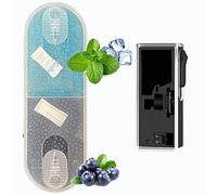 Filtros De Sabores,Filtros Mentolados Click,Perlas De Sabor A Cigarrillo, 2000 Piezas De Perlas De Ráfaga Mixtas + Máquina De Perlas De Sabor A Cigarrillo (Menta + Arándano)