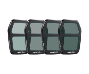 Filtros Freewell DJI Air 3S - Densidad neutra dividida - Paquete de 4