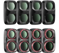 Filtros Freewell Osmo Pocket 4P - Para todo el día - Paquete de 8 - Negro