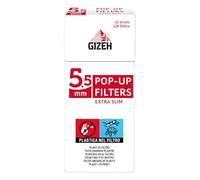 Filtros Gizeh Ultra Slim 5.5 mm - 126 filtros x 20 paquetes