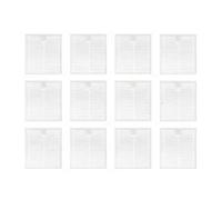 Filtros HEPA Compatibles con Eufy L50 / L50 SES / L50 Hybrid / L60 / L60 SES / L60 Hybrid / L60 Hybrid SES, Accesorios for Robot Aspirador, Reemplazo Piezas(12PCS)