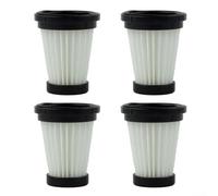 Filtros HEPA de repuesto para aspiradora inalámbrica Moosoo K12, K12 Pro, K13 Invictus One para X7 para Foxnovo 13KPA Papel de filtro premium paquete de 4/10, fácil instalación (paquete de 4)