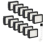 Filtros HEPA de repuesto para aspiradora iRobot Roomba E I y J Series i7 i7+/plus i3 i3+ E5 E6 E7 i4 i4+ i5 i5+ i6 i6+ i8 i8+ 12 filtros de alta eficiencia + 1 cepillo de limpieza