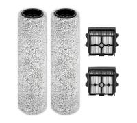 Filtros HEPA de repuesto para aspiradora Tineco Floor One S9 Artist Pro/S5 Combo/Stretch S6/Switch 6 (2 rodillos de cepillo (sin mango) + 2 filtros HEPA