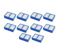 Filtros HEPA para aspiradora robot Electrolux QX9-1-50IB/ALRG/ANIM | Tela no tejida de polipropileno, captura el 99.9% del polvo, lavable y reutilizable (10 piezas)