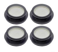 Filtros HEPA | Para RED SOLUTION FV4S y X20 Storm para aspiradora Aqua | Piezas de repuesto reutilizables para aspiradora color blanco | Filtro higiénico para aspiradora (paquete de 4)