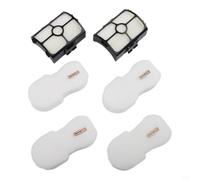 Filtros Lavables Repuesto para Shark para powerdetect Ultra-Light | Incluye 4 filtros espuma, 2 HEPA, para shark HZ4000, lavable, para fácil instalación, mejora succión