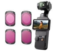 Filtros Magnéticos MCUV para dji OSMO POCKET3, Polarizador de Metal CPL ND32, Protector de Lente de Cámara Deportiva Ajustable ND64/PL (ND8+16+32+64)