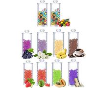Filtros Mentolados Click,1000Pcs Bolitas Sabores/Metal Bead Pusher,accesorios De Cigarrillos Para Esencia De Menta (Combinación D,1000 bolas de sabor.)